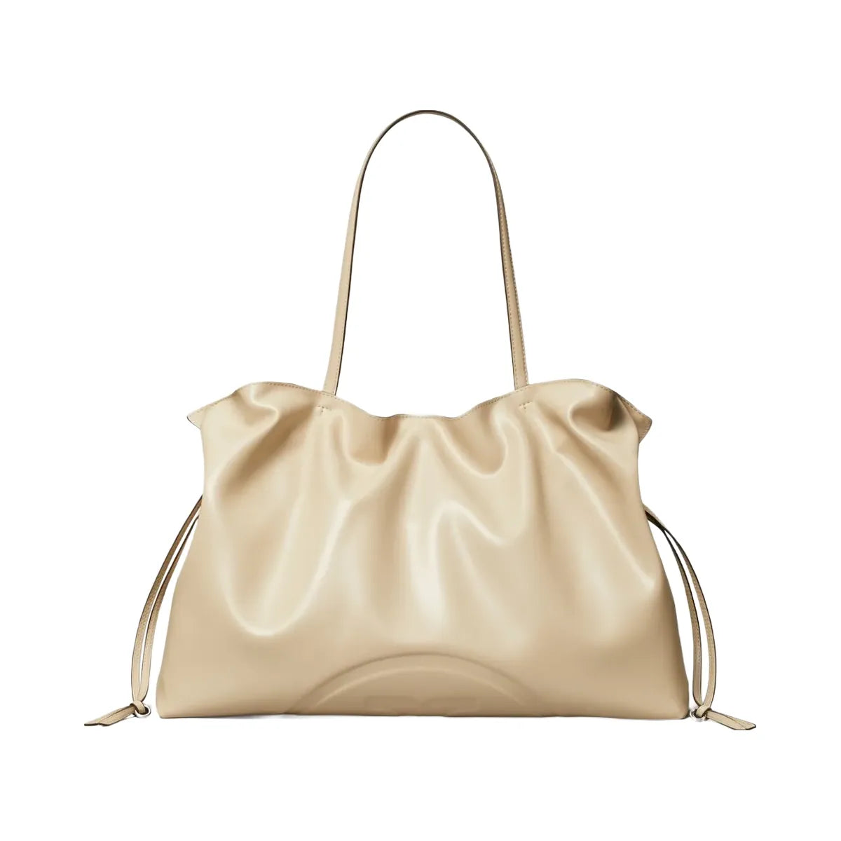 Tory Burch Ella natuura Drawstring Tote Light Stone