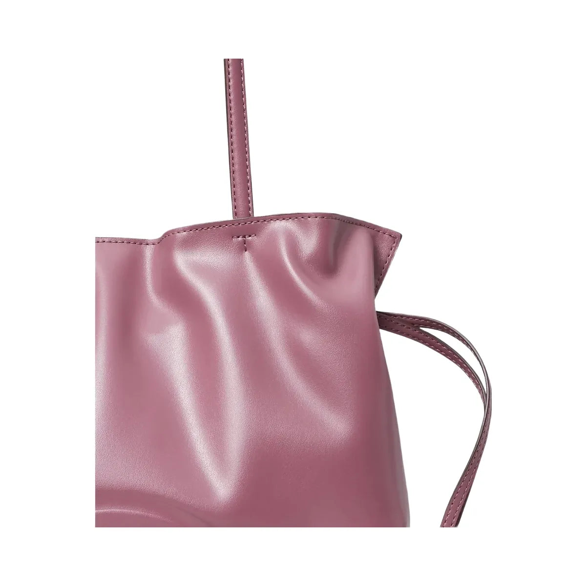 Tory Burch Small Ella natuura Drawstring Tote Plum Haze