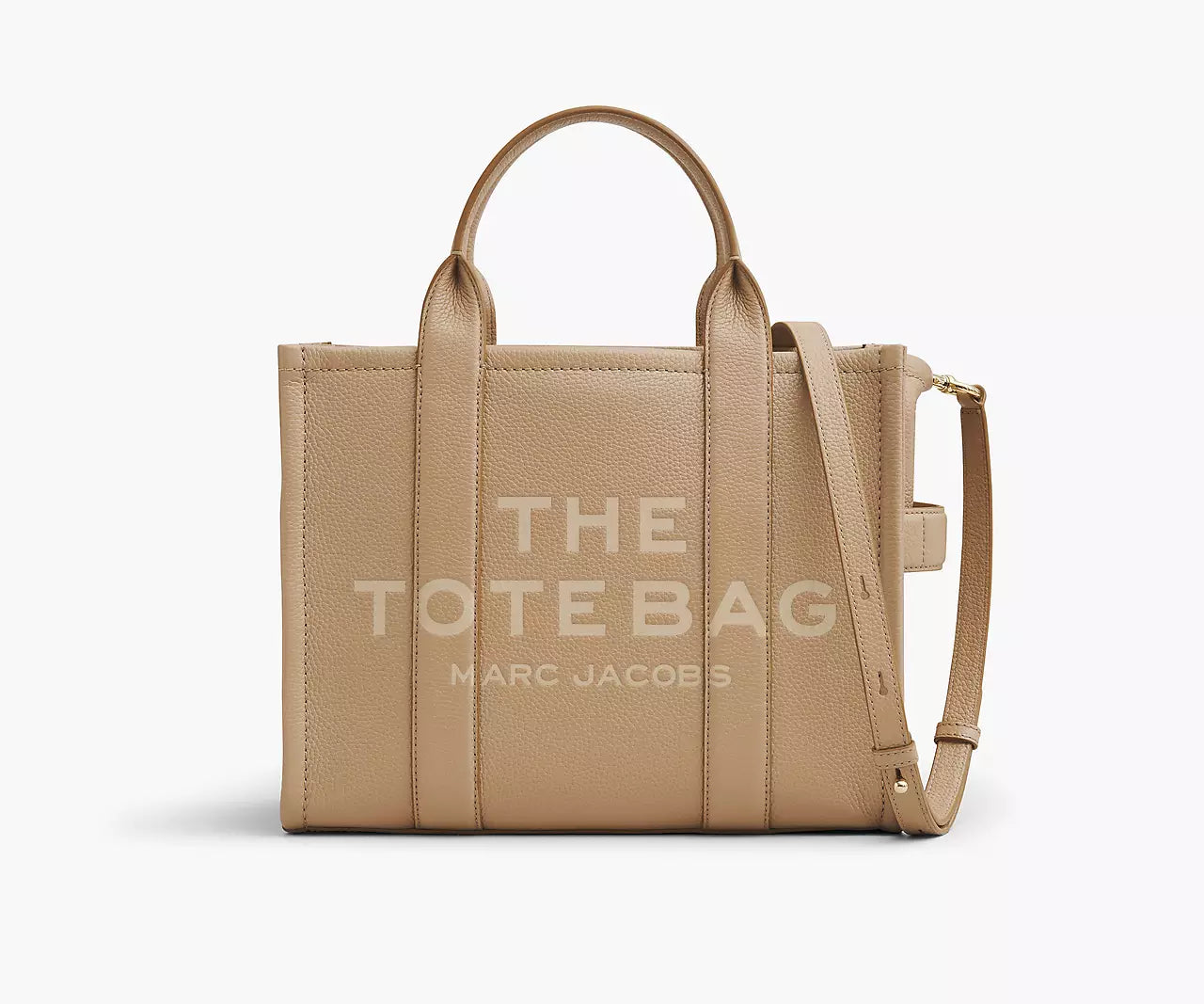 Marc Jacobs The Leather Medium Tote Bag 'Camel'