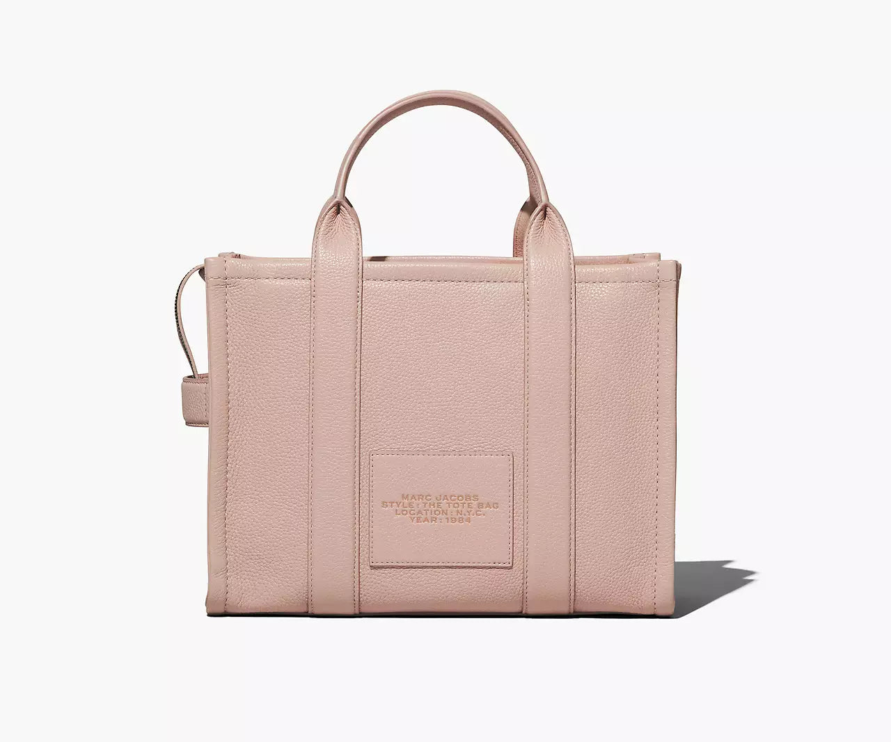 Marc Jacobs The Leather Medium Tote Bag 'Rose'