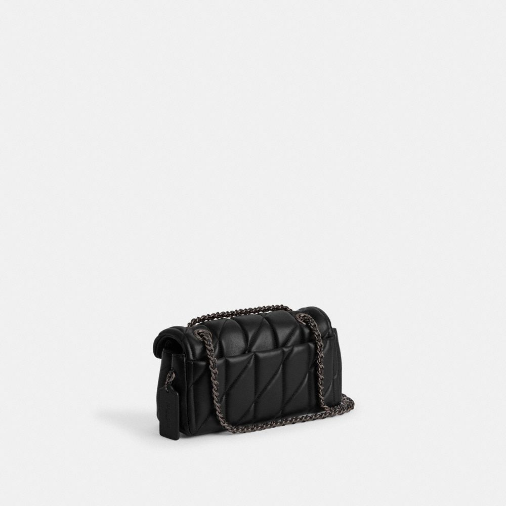 Coach Tabby Shoulder Bag 20 With Pillow Quilting Pewter Black