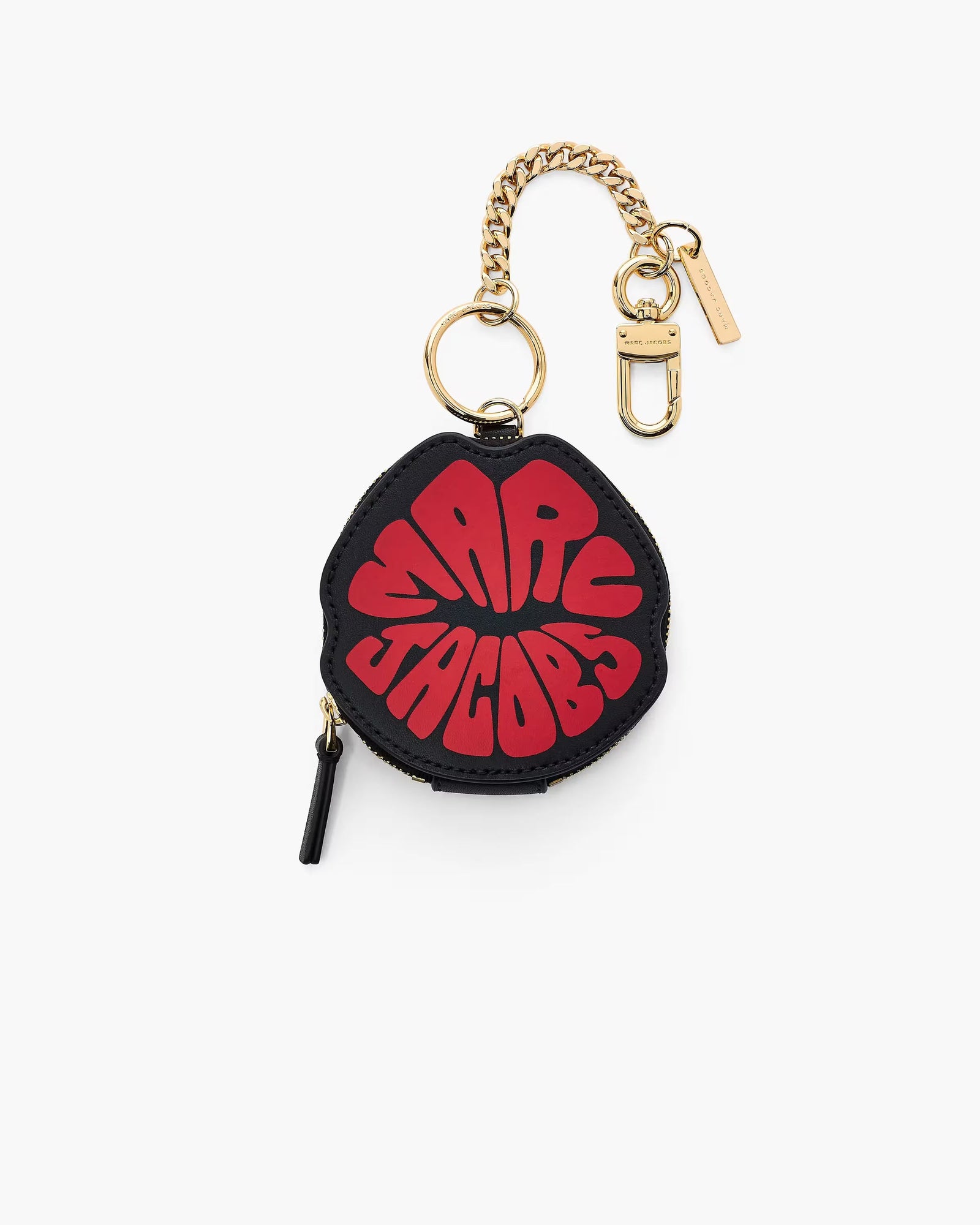 Marc Jacobs The Marc Lips Pouch Bag Charm Black