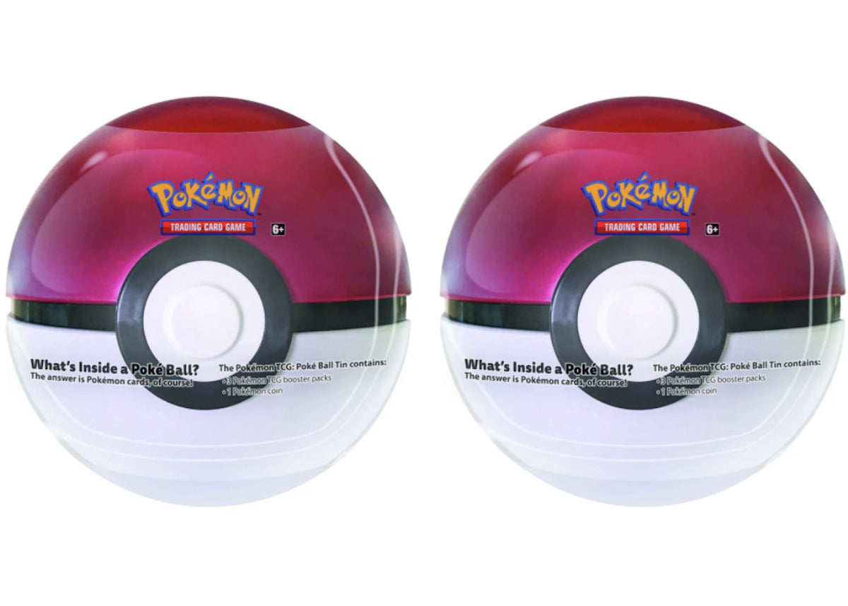 Pokemon Tcg Poke Ball Tin 2X Lot