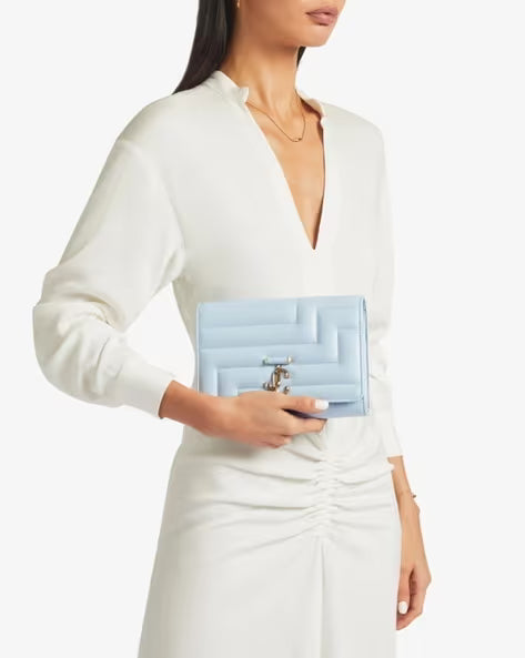 Jimmy Choo Avenue Nappa Leather Clutch