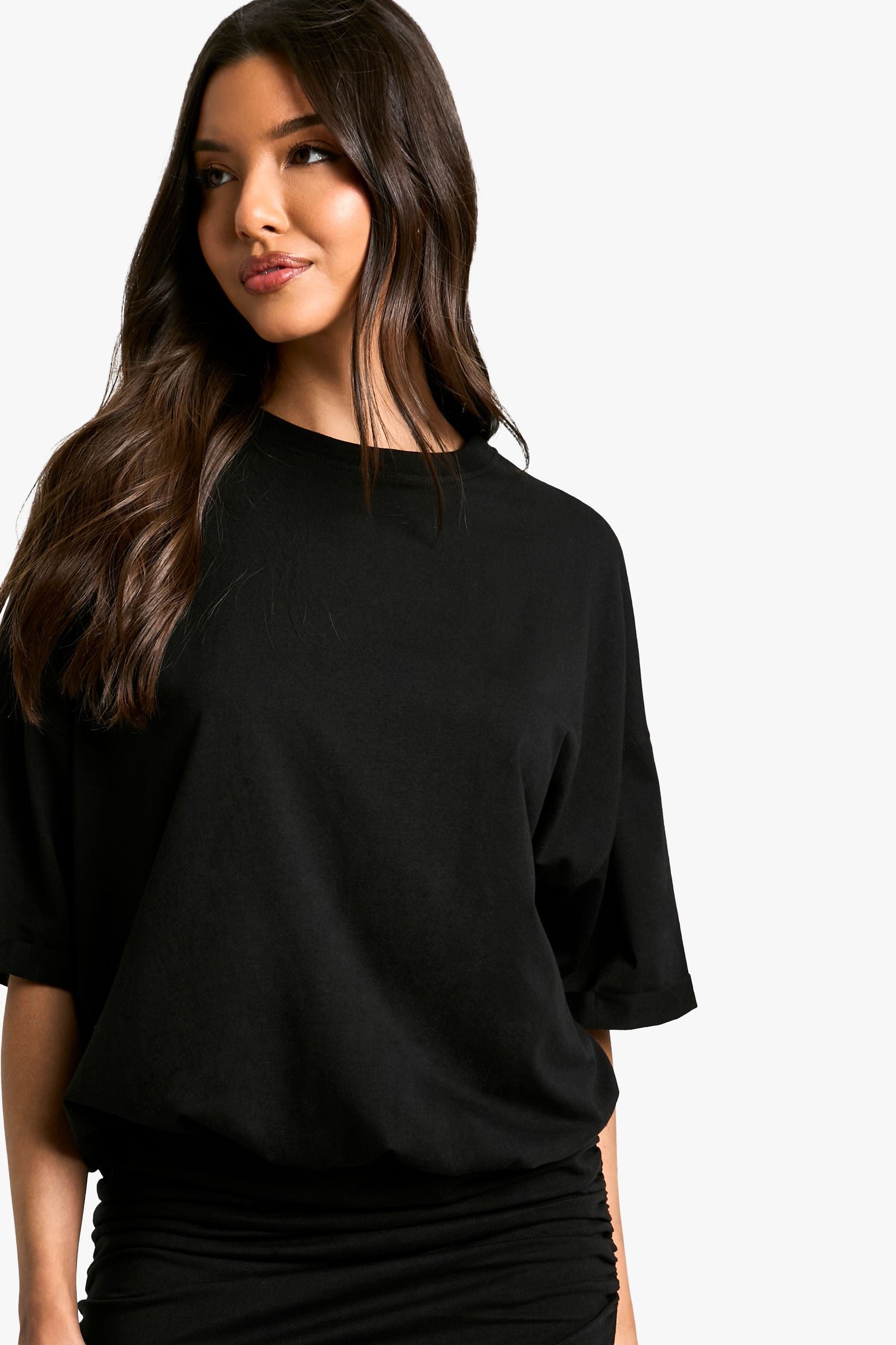 Ruched T-shirt Mini Dress