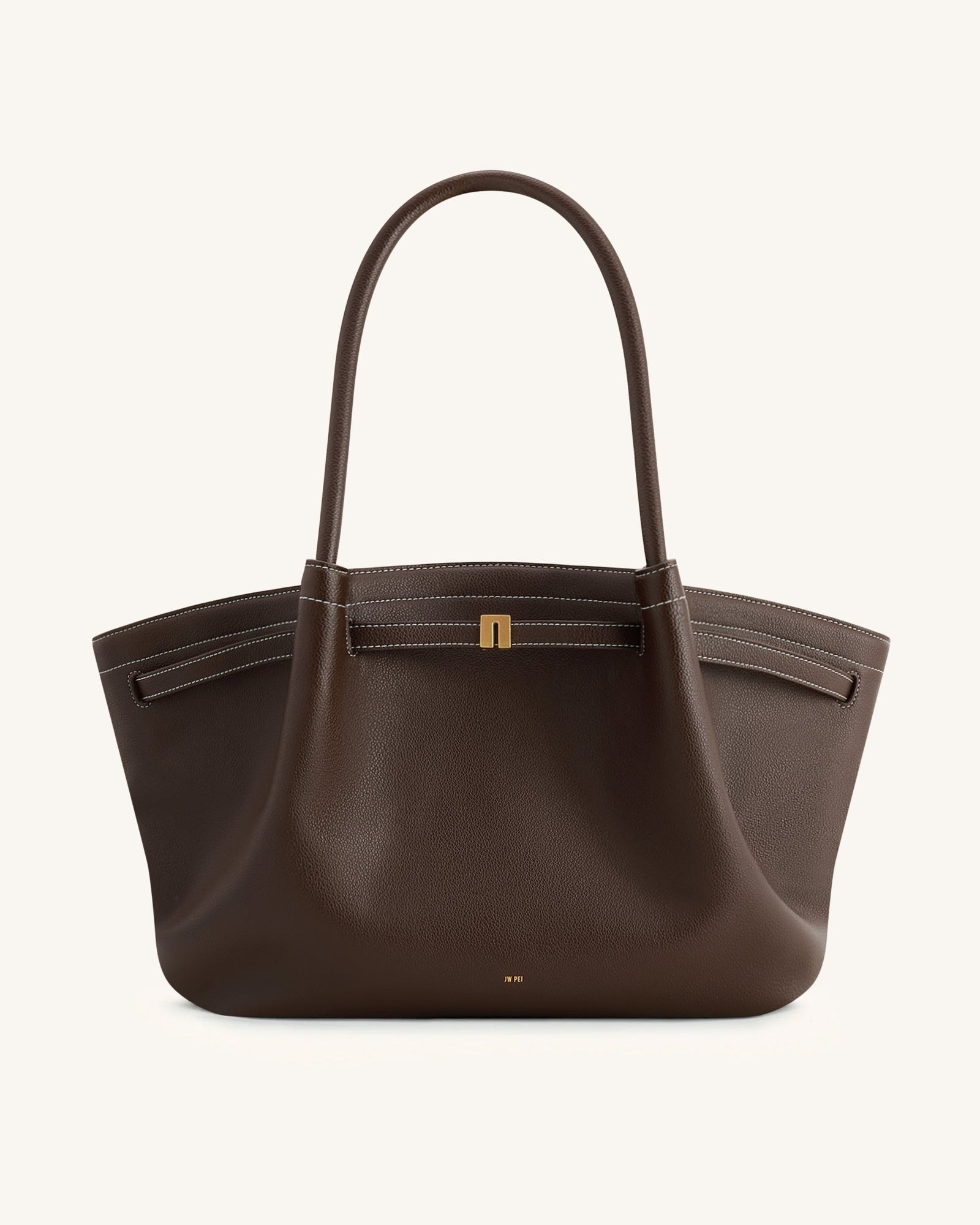 Hana Large Tote Bag - Elephant Grey Croc