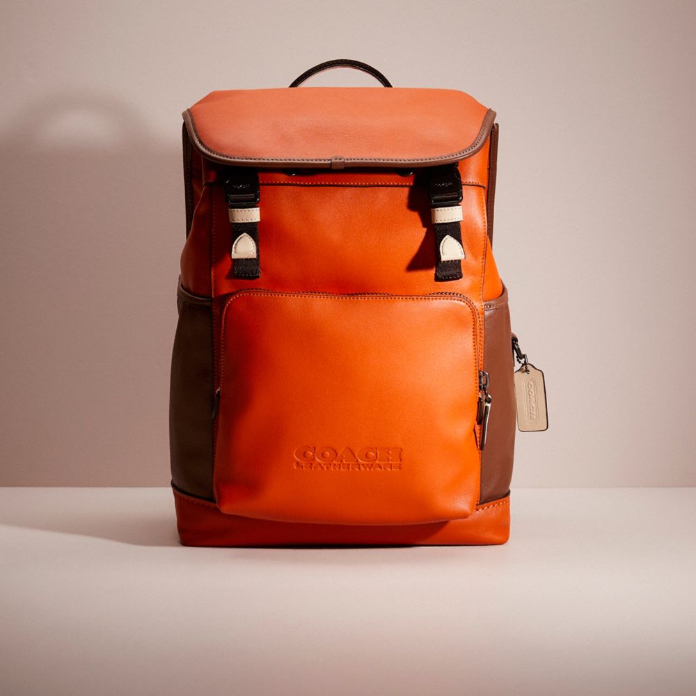 Restored League Flap Backpack In Colorblock