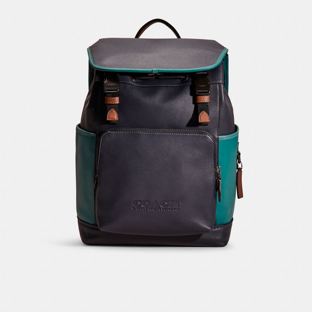 Restored League Flap Backpack In Colorblock