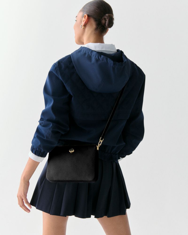 KateSpade Kayla Triple Crossbody Bag Black