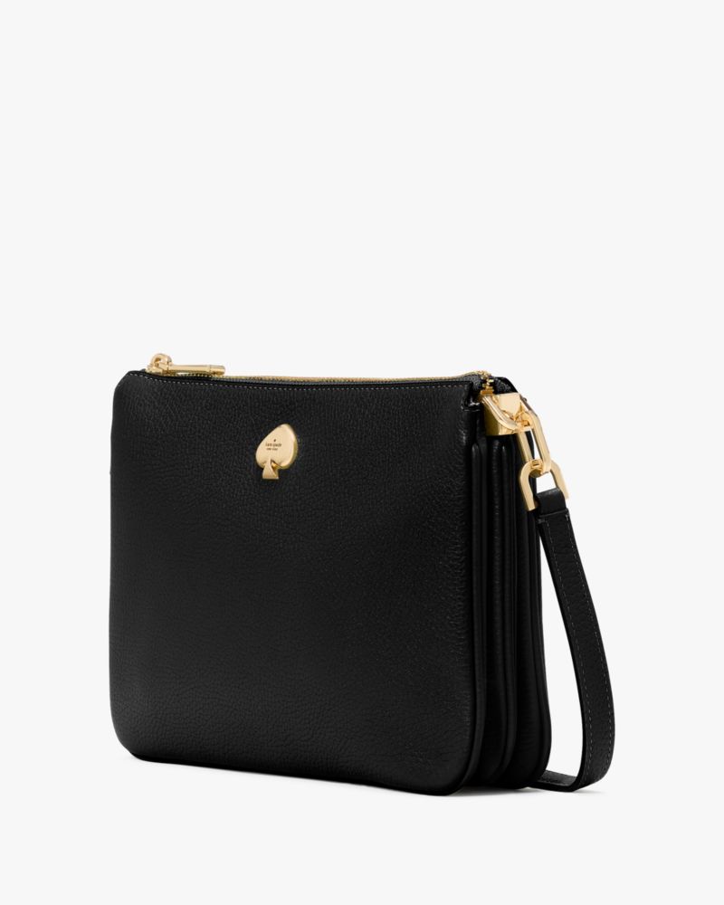 KateSpade Kayla Triple Crossbody Bag Black