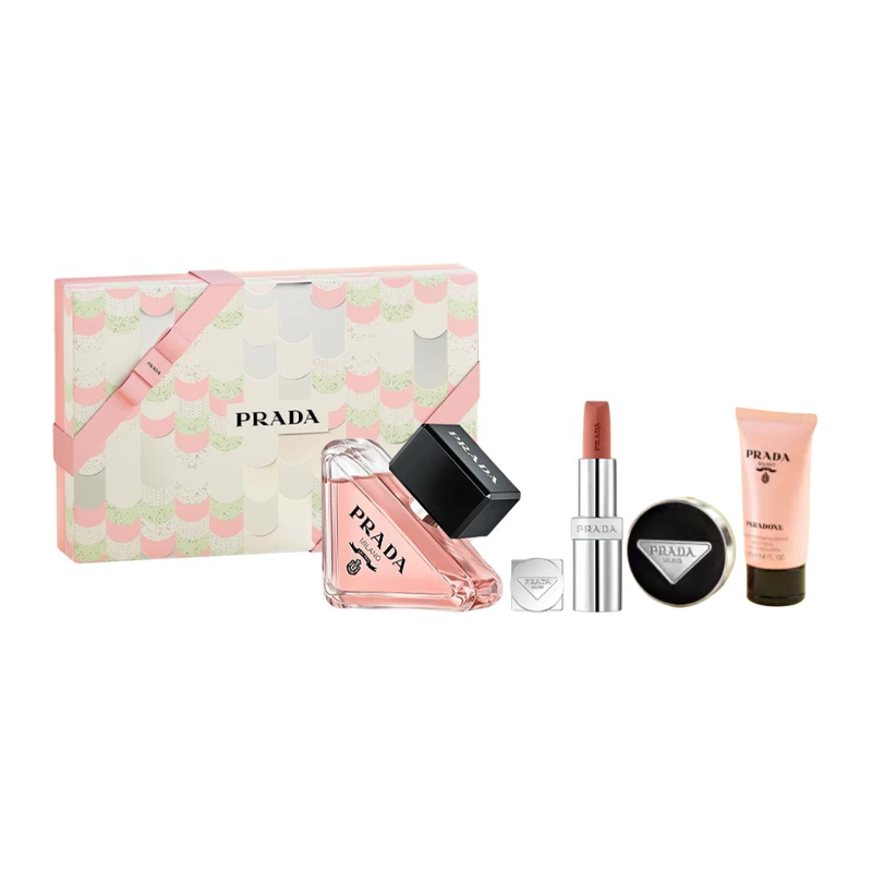 Prada Lipstick I Am Unknowable Perfume Set Box Limited Edition Eau De Parfum Edp Woody Four Piece Set
