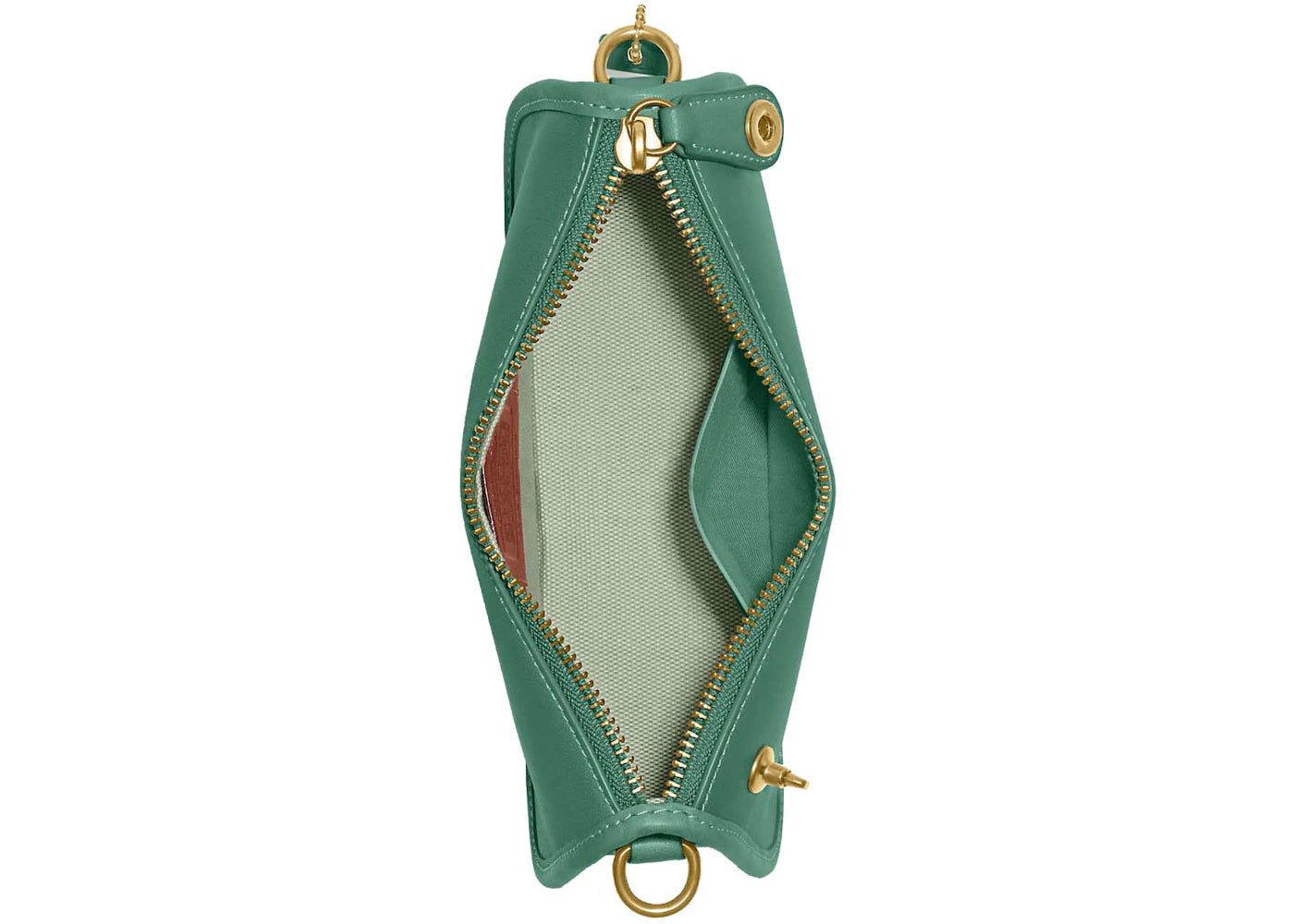 Coach Swinger 20 Brass/Bright Green
