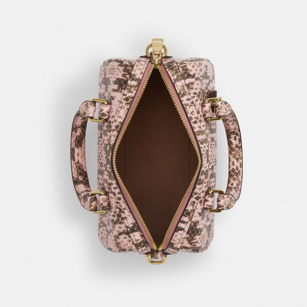 Coach Mini Rowan Crossbody Bag Gold Pink