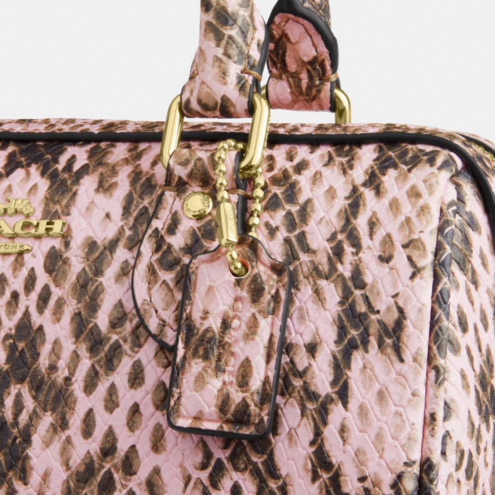 Coach Mini Rowan Crossbody Bag Gold Pink