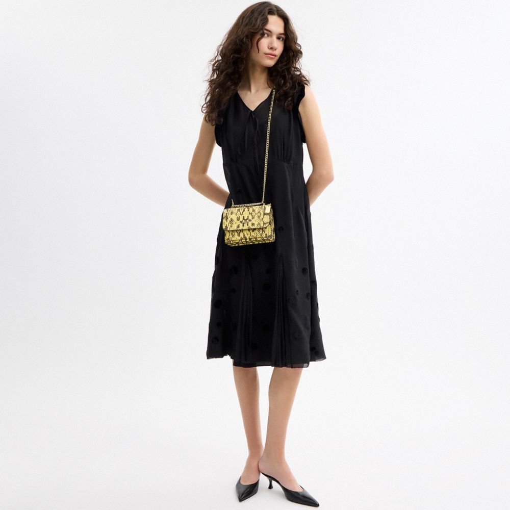 Coach Mini Klare Crossbody Bag Gold Yellow
