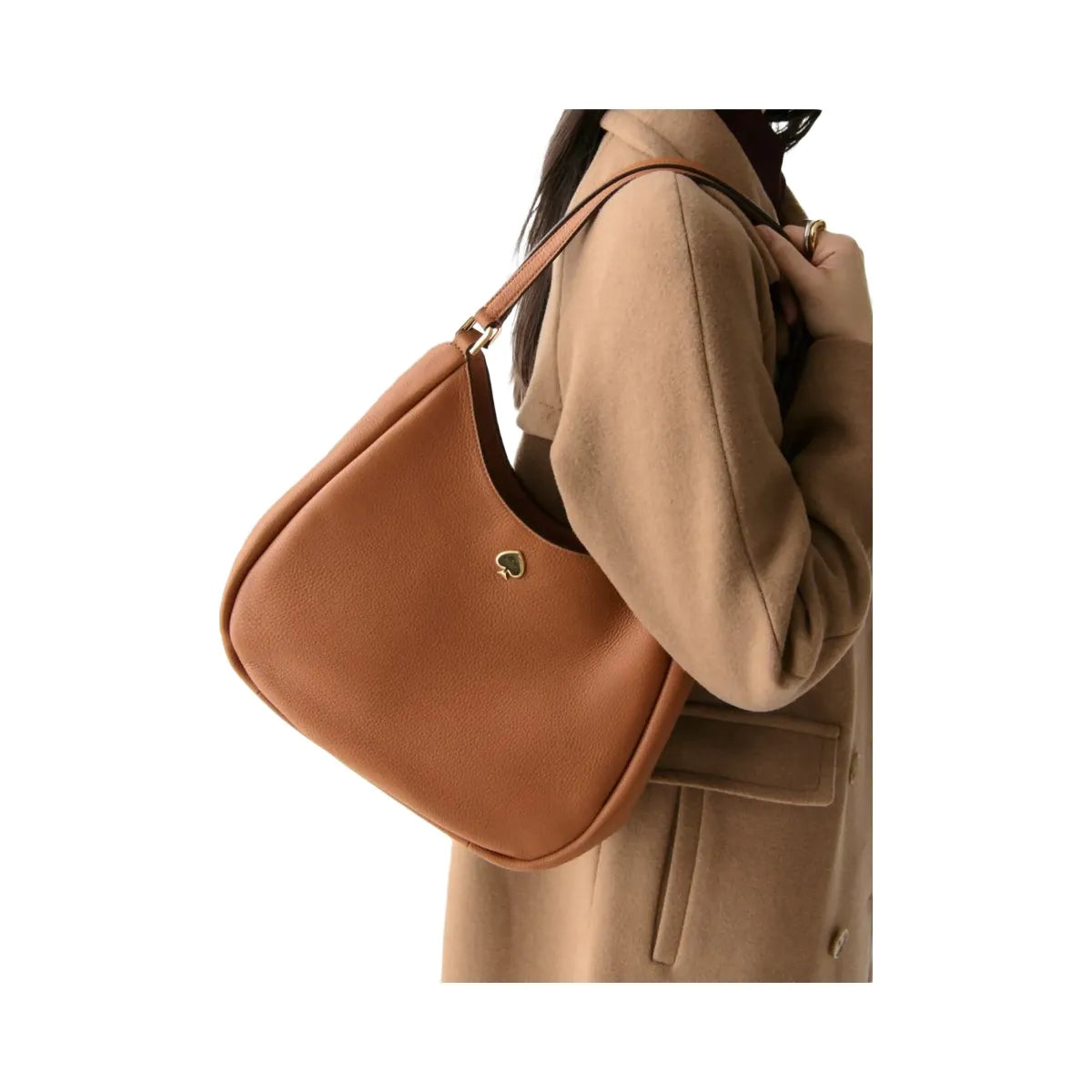 Kate Spade Kayla Large Triple Compartment Shoulder Bag Warm Gingerbread