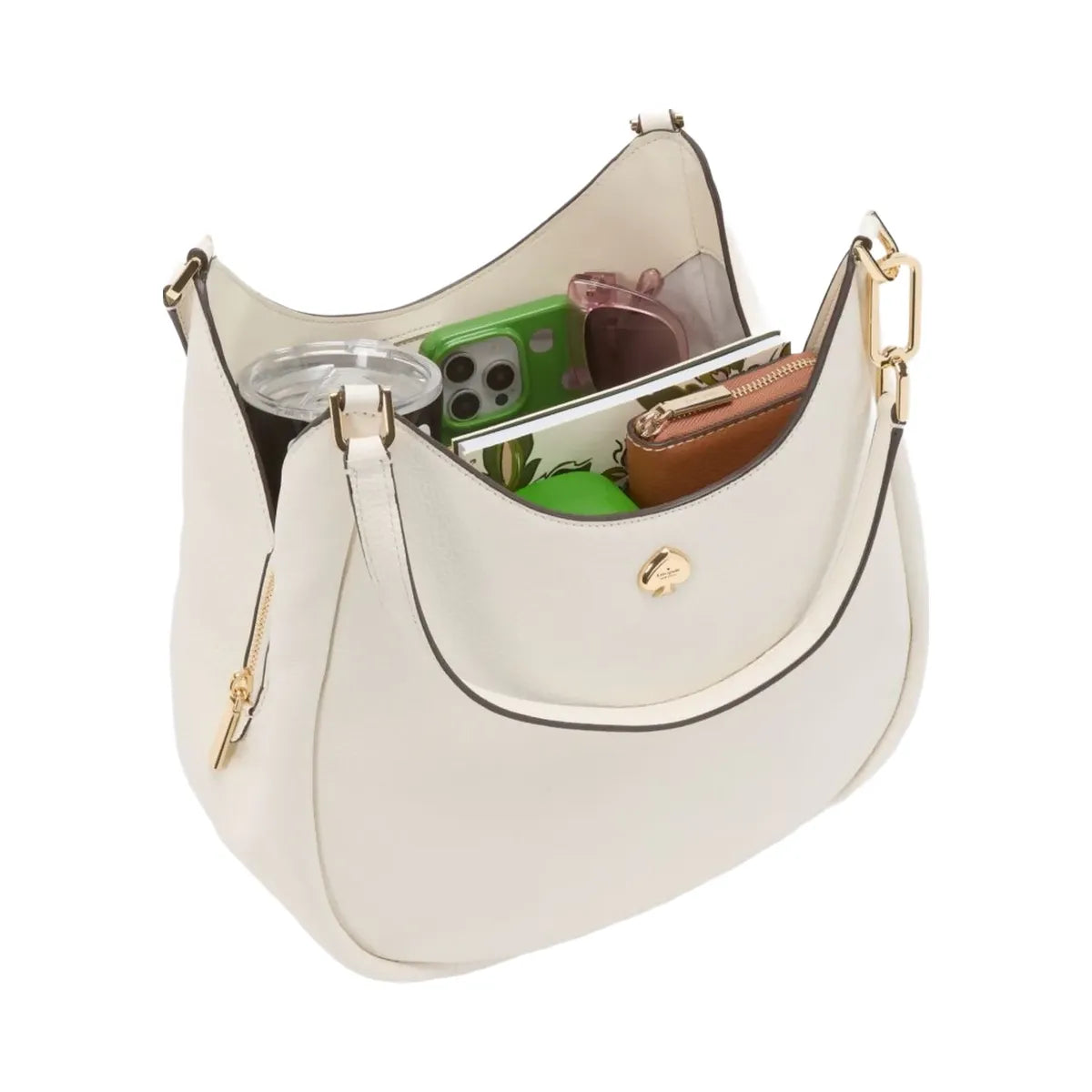 Kate Spade Kayla Large Triple Compartment Shoulder Bag Warm Gingerbread