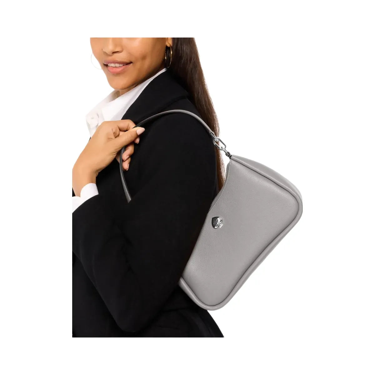 Kate Spade Kayla Small Convertible Shoulder Bag Mountain Grey