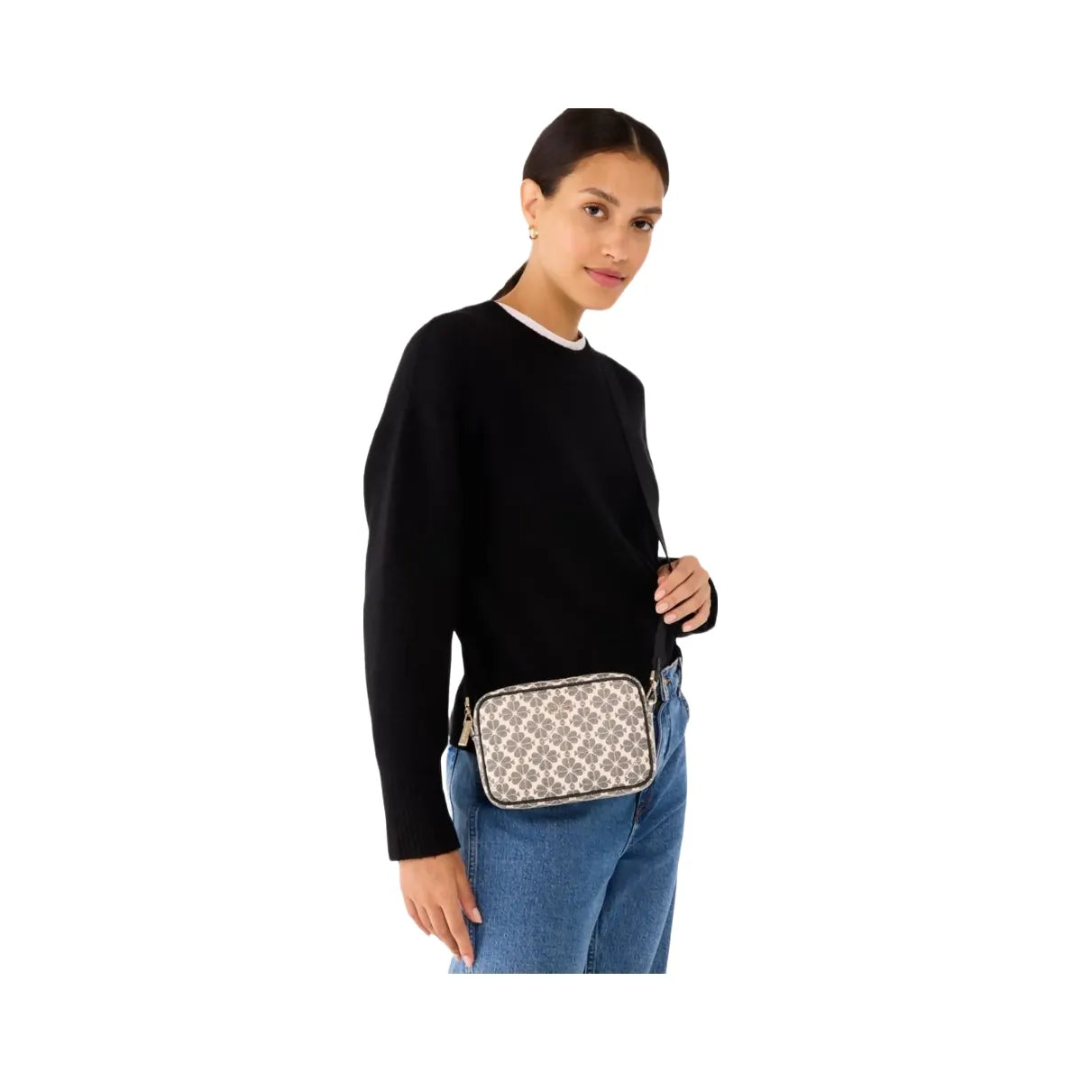 Kate Spade Flower Camera Bag Black Multi