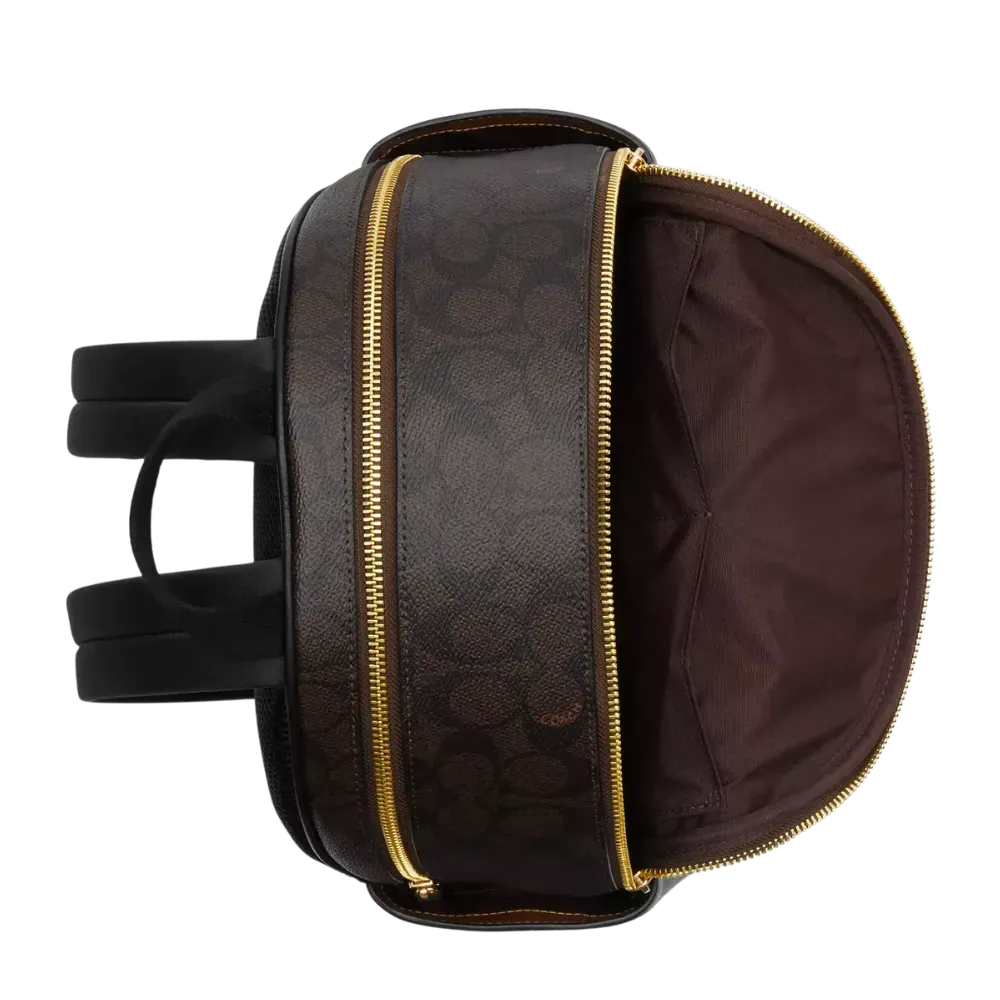 Coach Court Backpack In Signature Canvas Tan