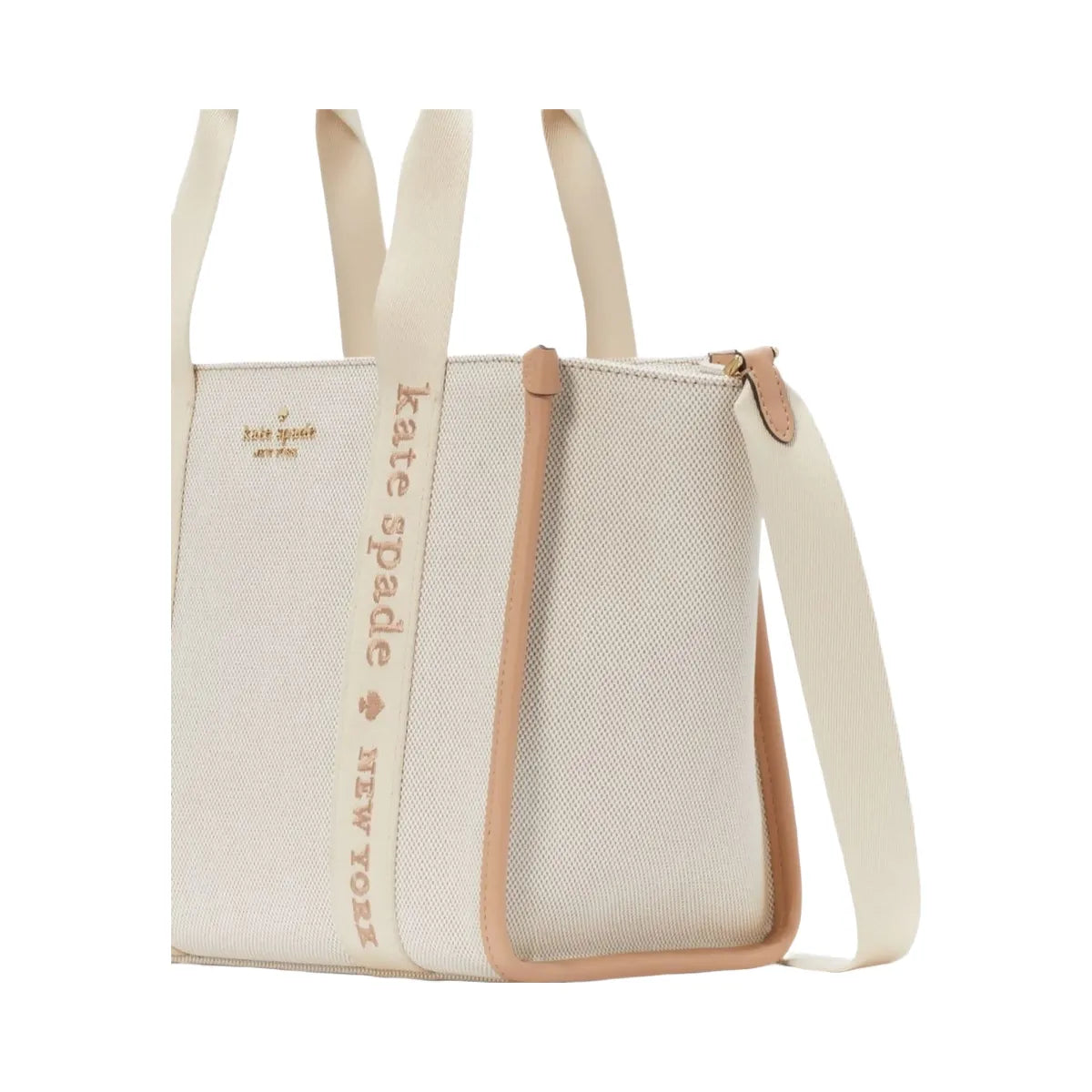 Kate Spade Kip Canvas Small Tote Light Fawn Multi