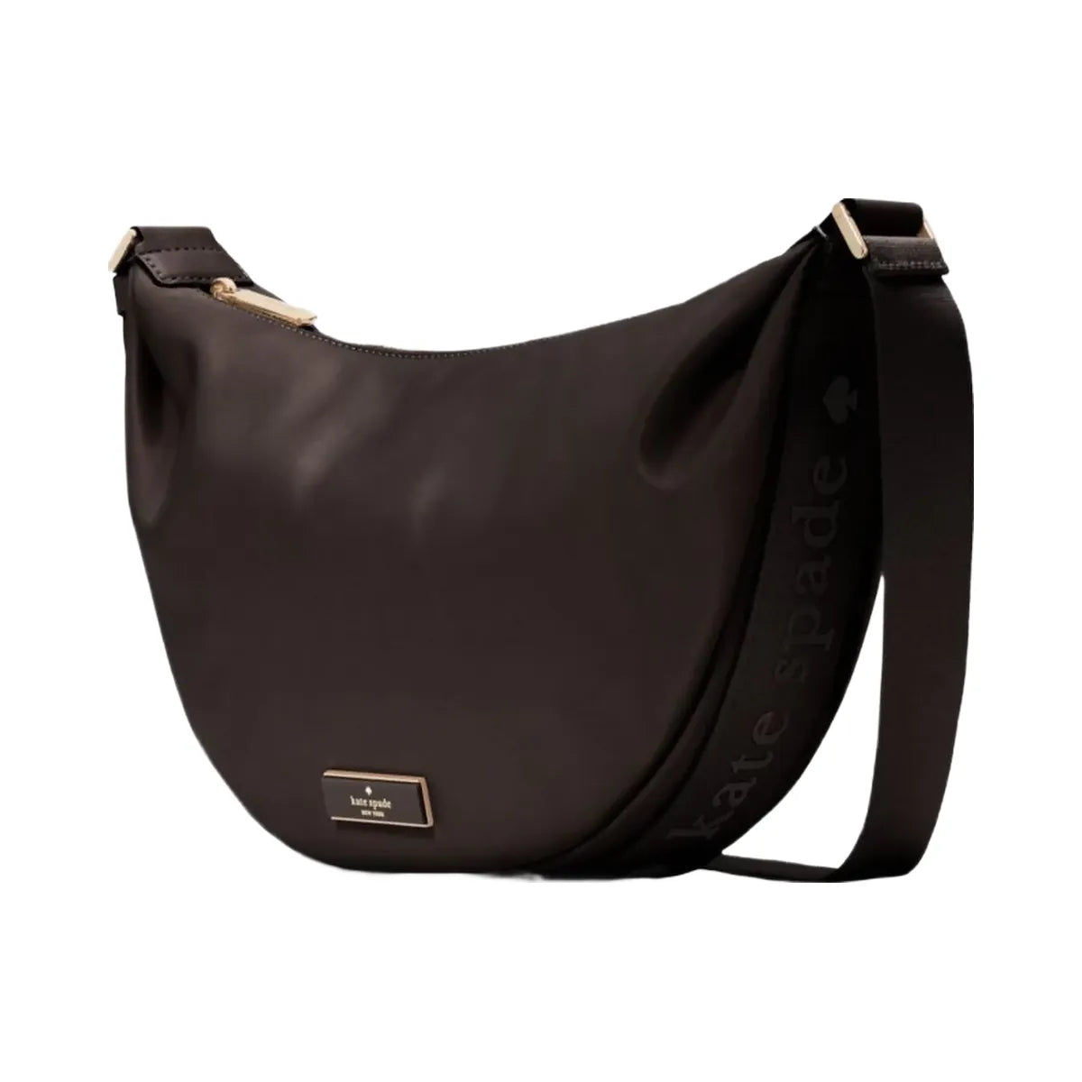 Kate Spade Carter Nylon Medium Sling Bag Hot Fudge