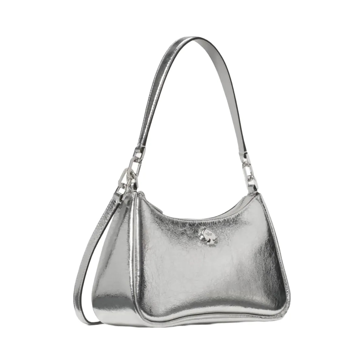 Kate Spade Kayla Small Convertible Shoulder Bag Silver