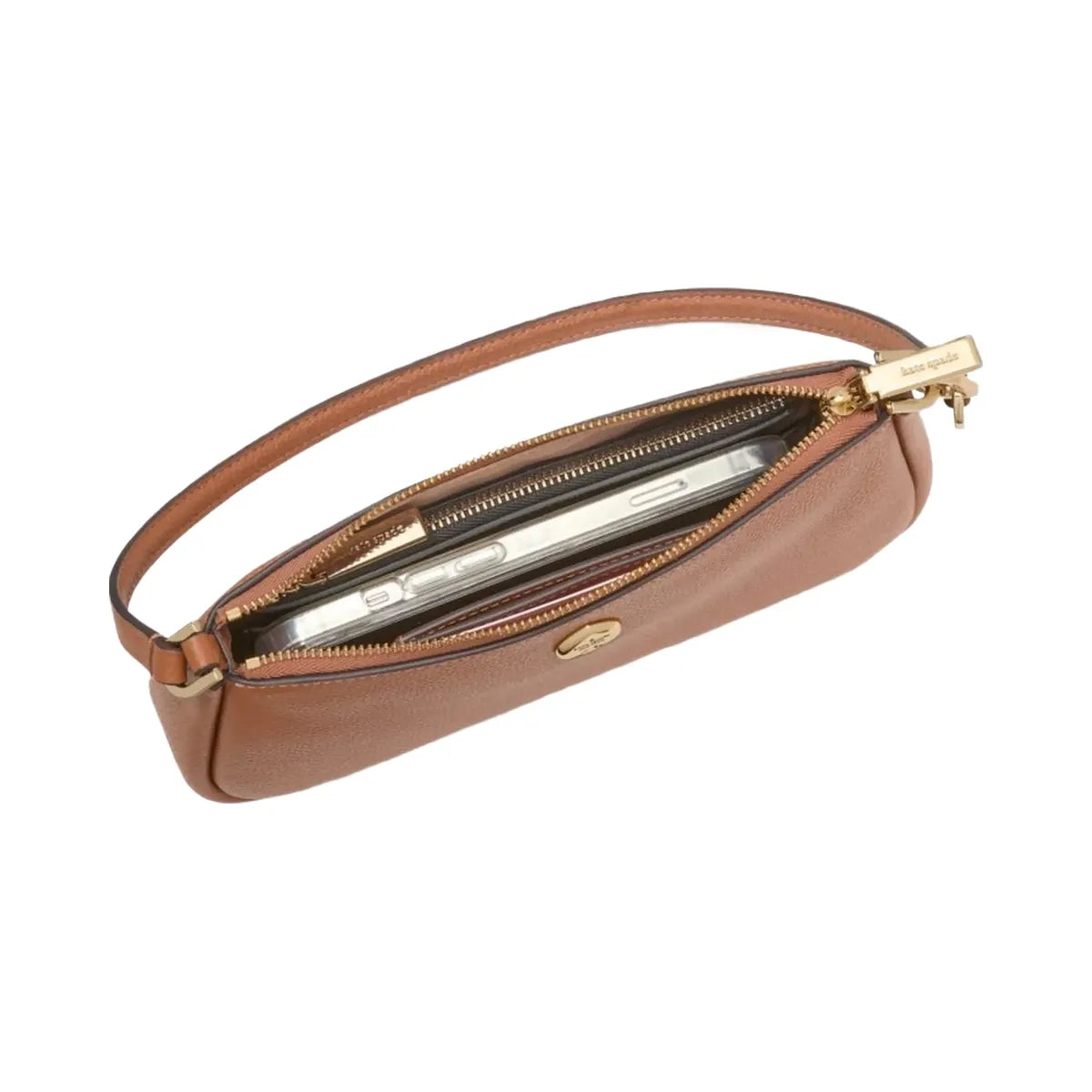 Kate Spade Kayla Convertible Wristlet Warm Gingerbread