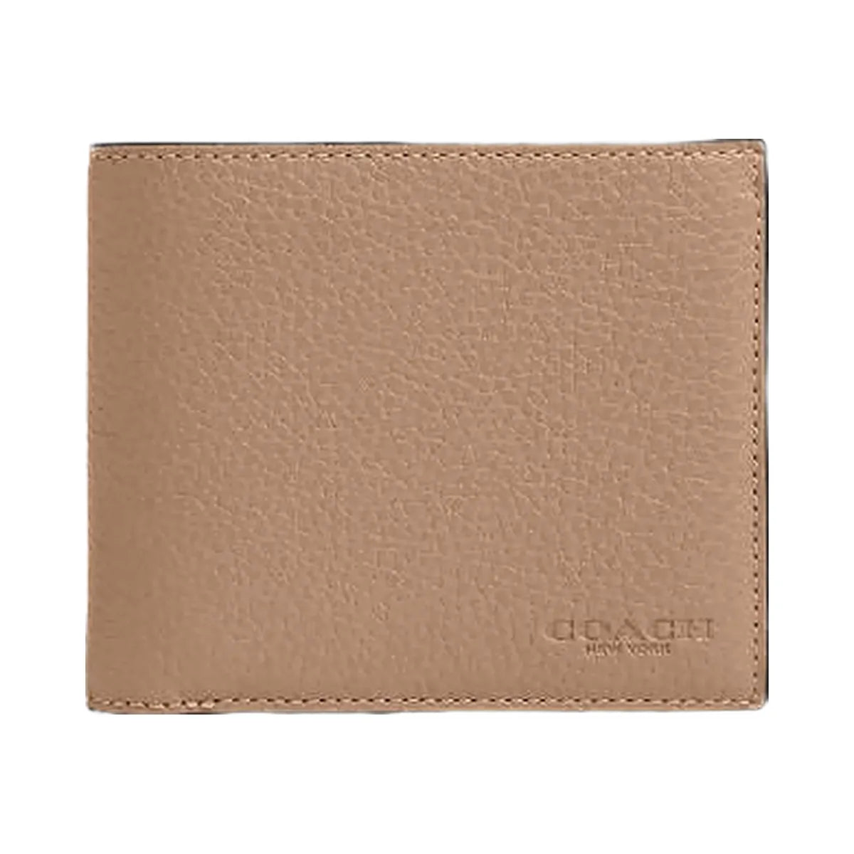 Coach 3 In 1 Wallet Pebbled Leather-Taupe