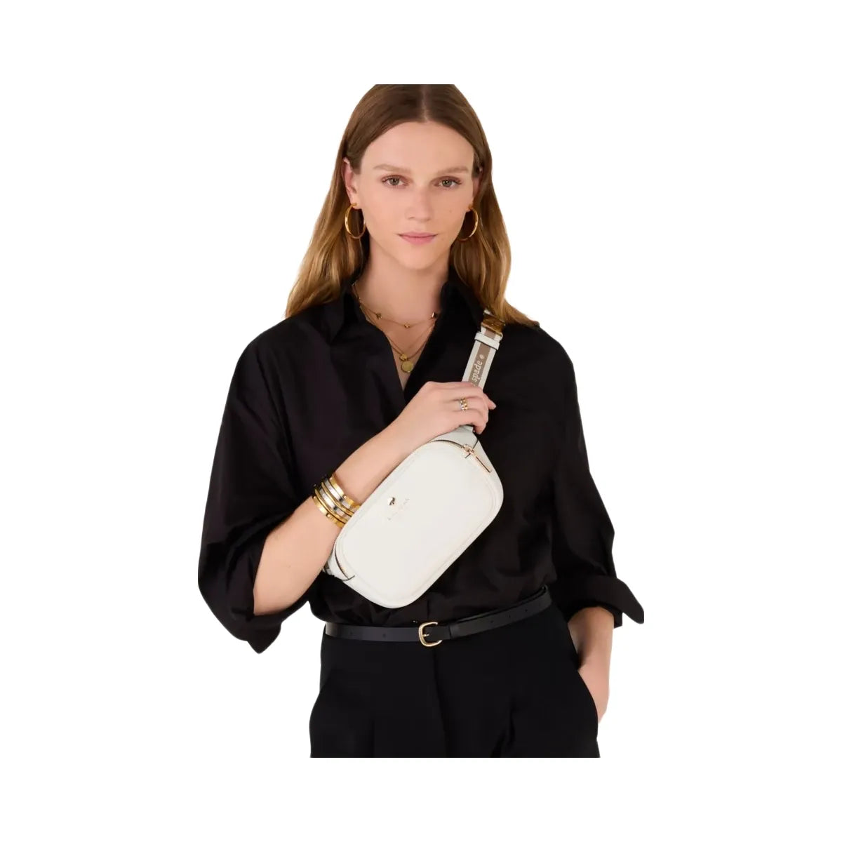 Kate Spade Emma Belt Bag Parchment