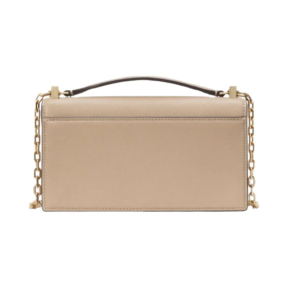 Kate Spade Deco Mini Flap Chain Crossbody Timeless Taupe