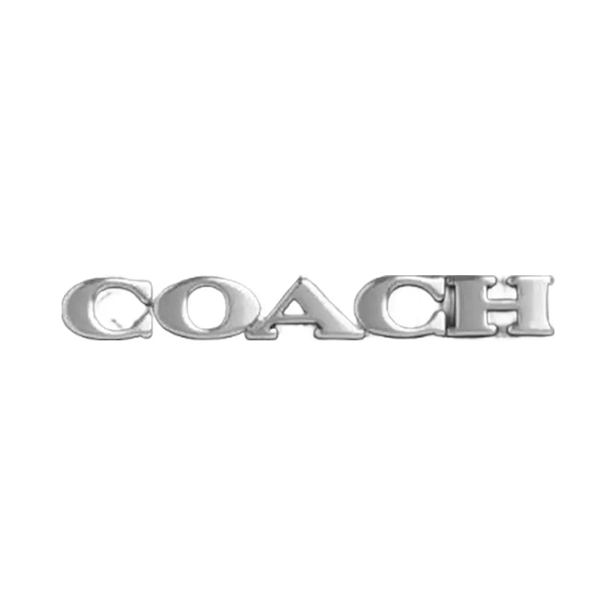 Coach Snap Wallet Pebbled Leather-Silver-Black