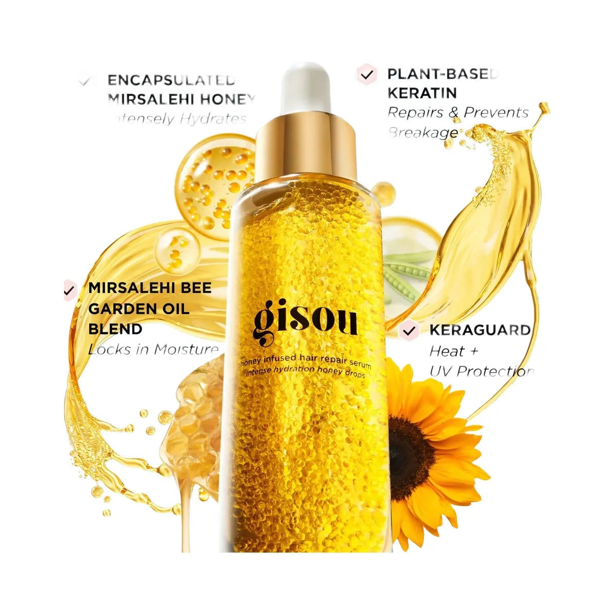 Gisou Honey Infused Hair Repair Serum