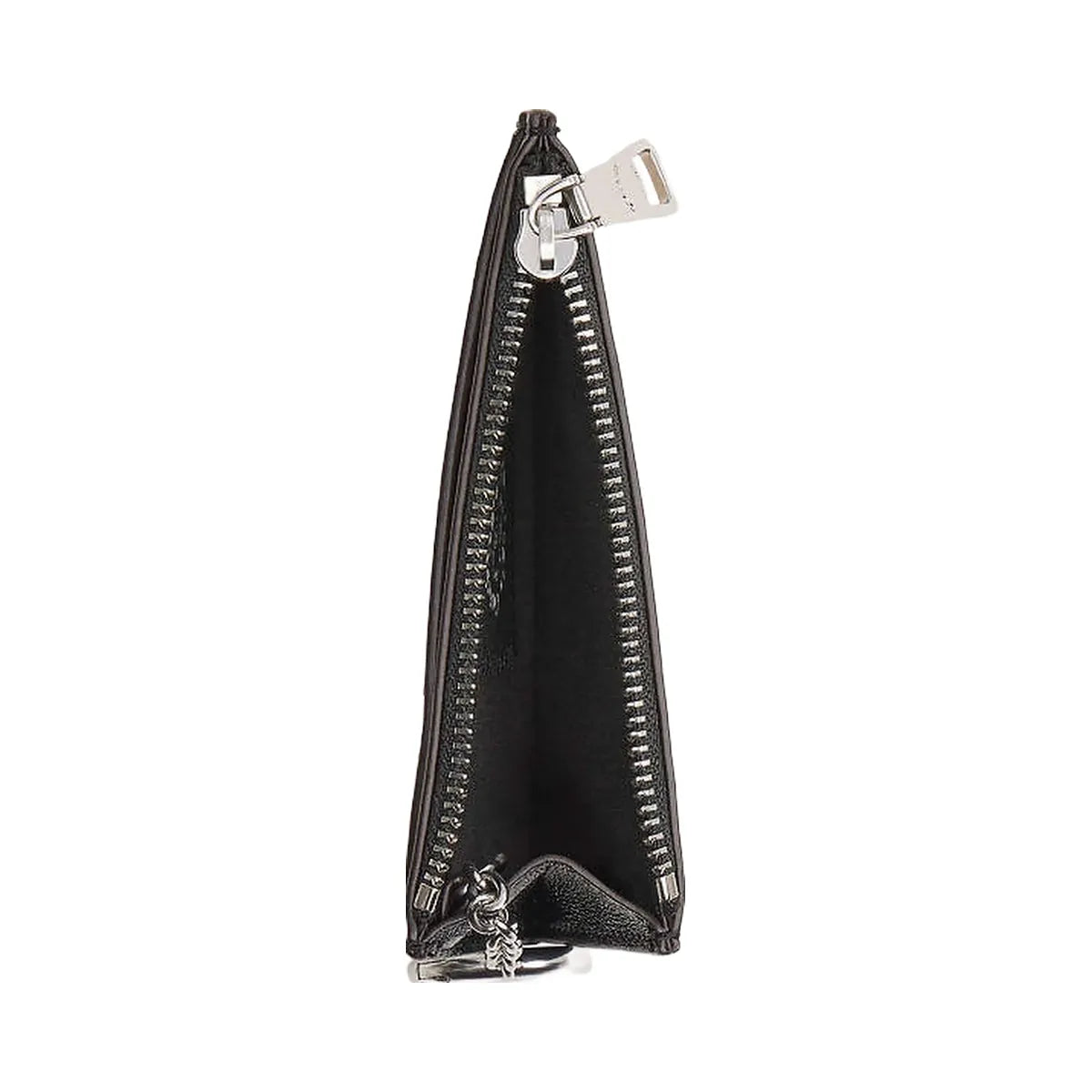 Coach Zip Card Case With Key Ring In Checkerboard Upcrafted Leather Black-Chalk