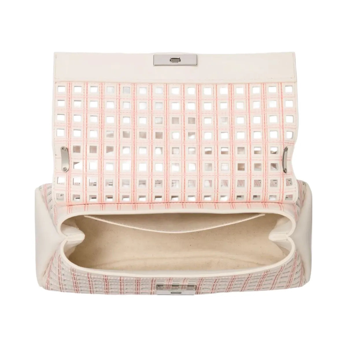 Kate Spade Grace Perforated Convertible Shoulder Bag Cream Multi