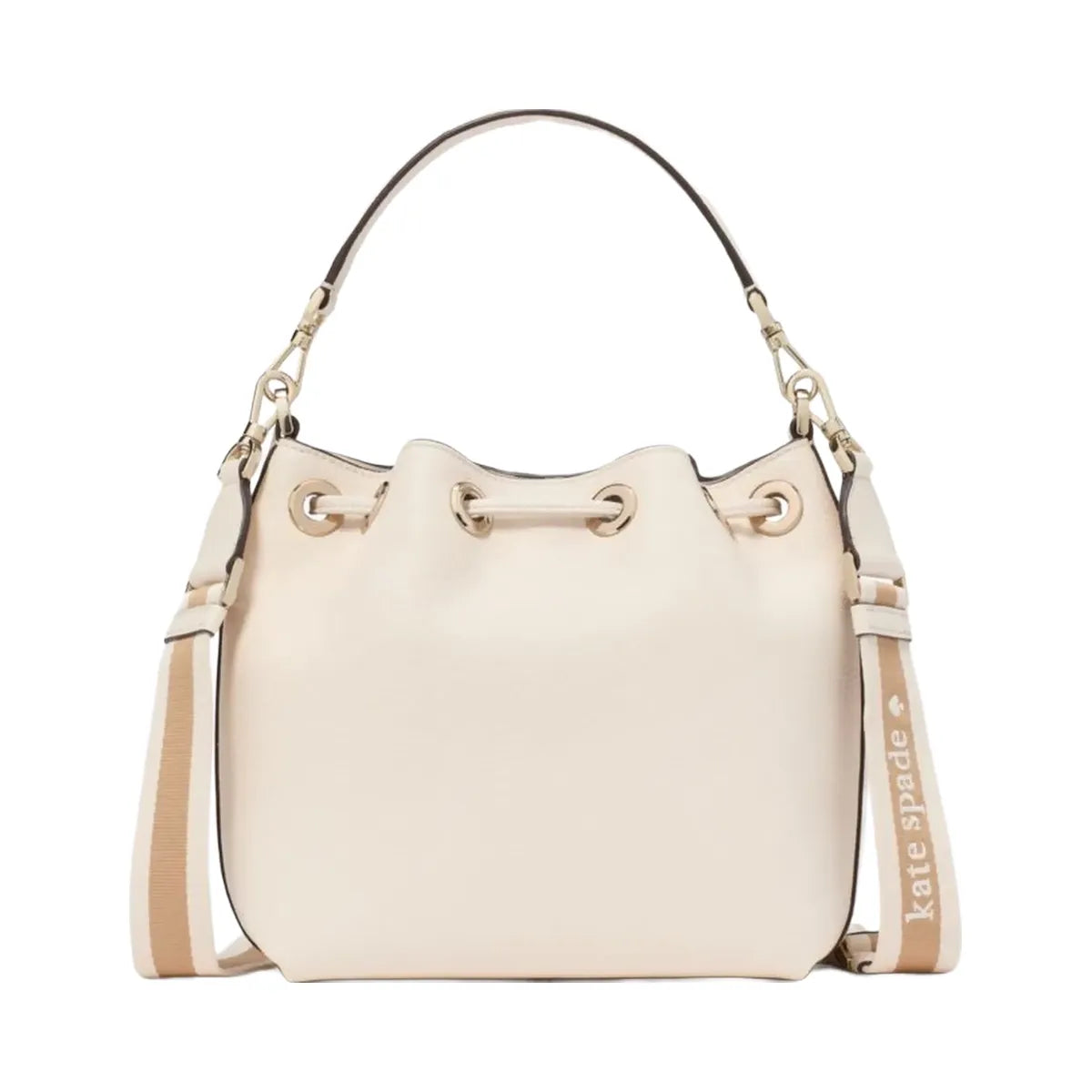 Kate Spade Emma Small Bucket Bag Parchment