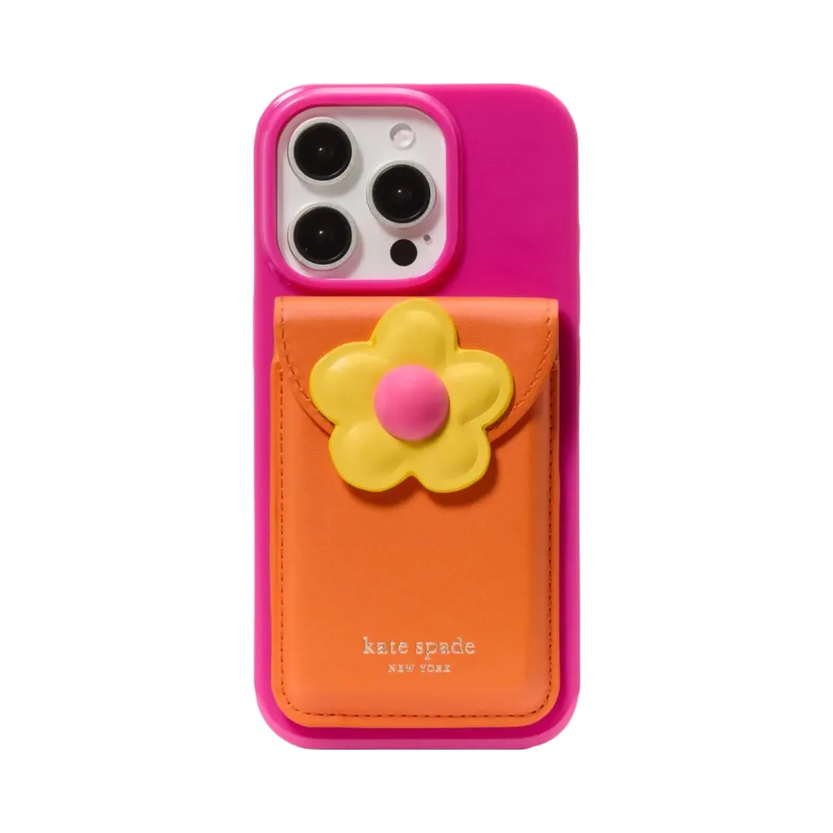 Kate Spade Floral Wallet iPhone 16 Pro Case Pink Multi
