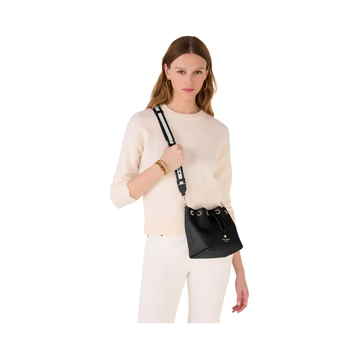Kate Spade Emma Small Bucket Bag Black