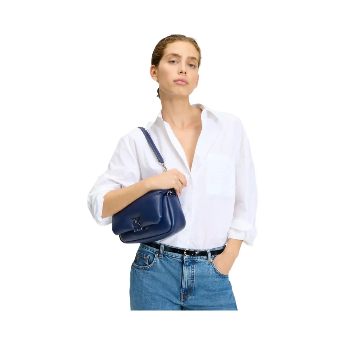 Kate Spade Dakota Puffy Leather Crossbody Deep Lake