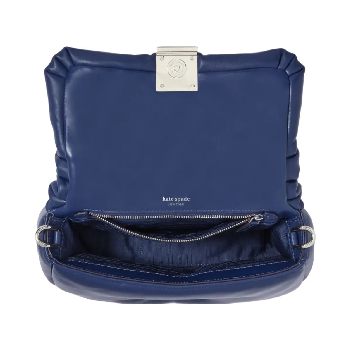 Kate Spade Dakota Puffy Leather Crossbody Deep Lake