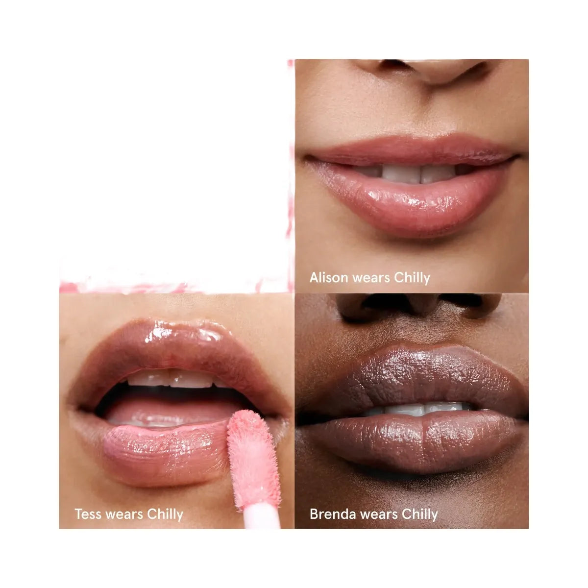 Glossier Lip Glaze Hydrating Cooling Sheer Lip Oil - Chilly
