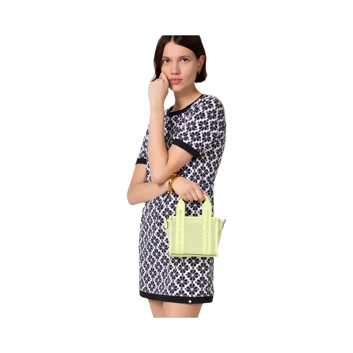 Kate Spade Kip Mesh Mini Tote Melon Rind