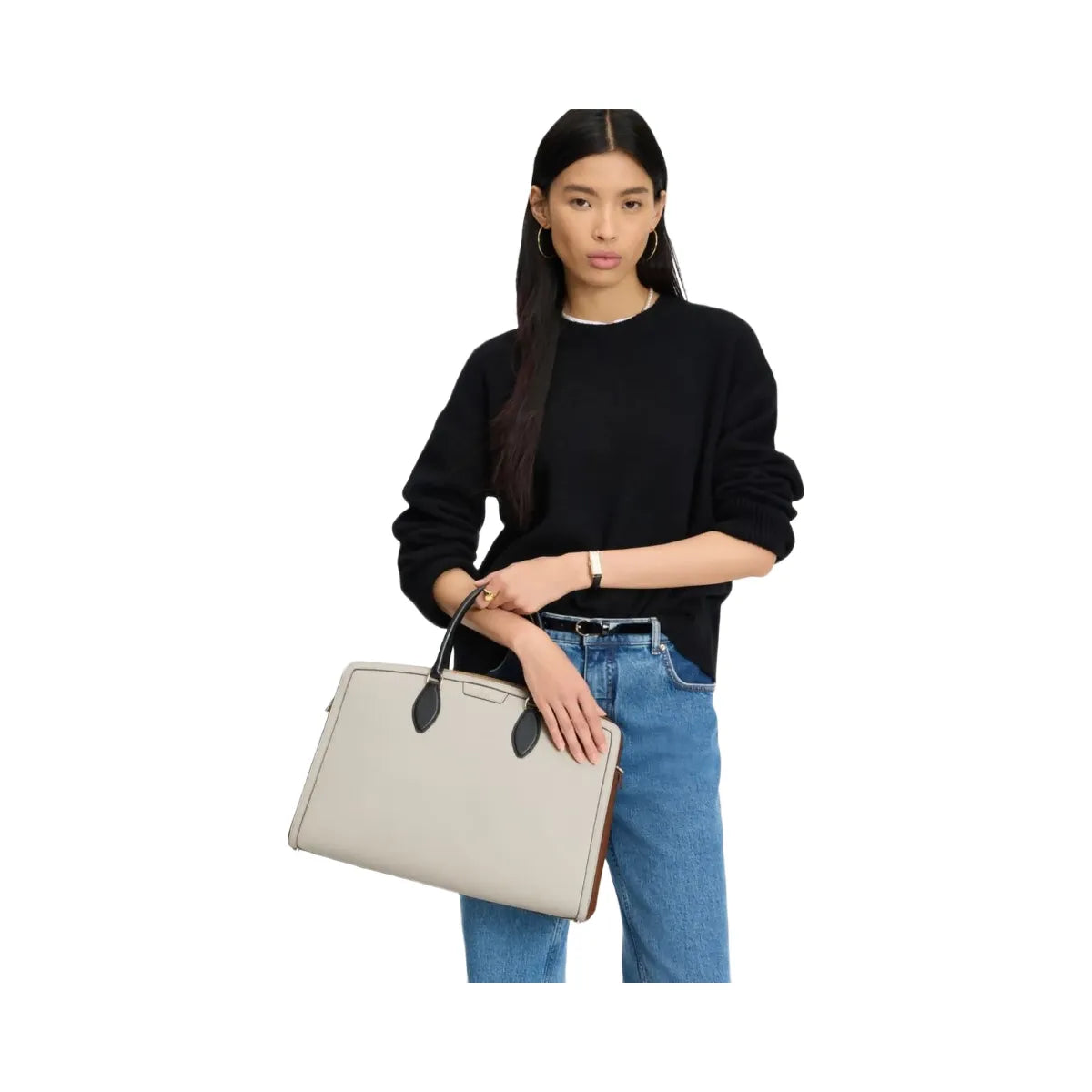 Kate Spade Hudson Colorblocked Commuter Laptop Bag Parchment Multi