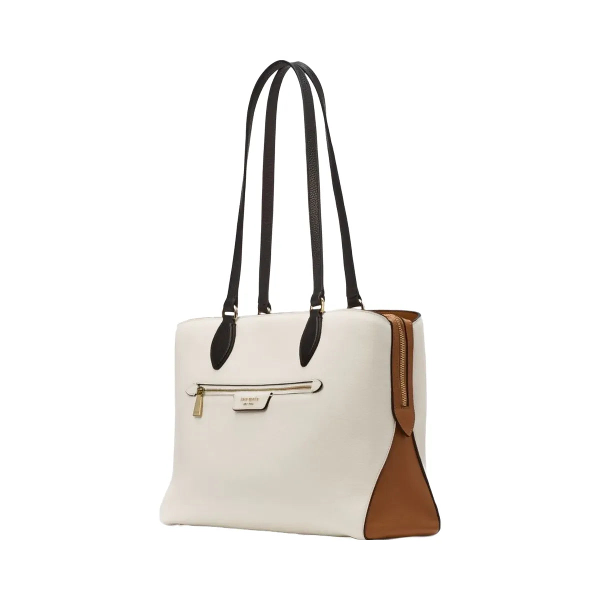 Kate Spade Hudson Colorblocked Work Tote Parchment Multi