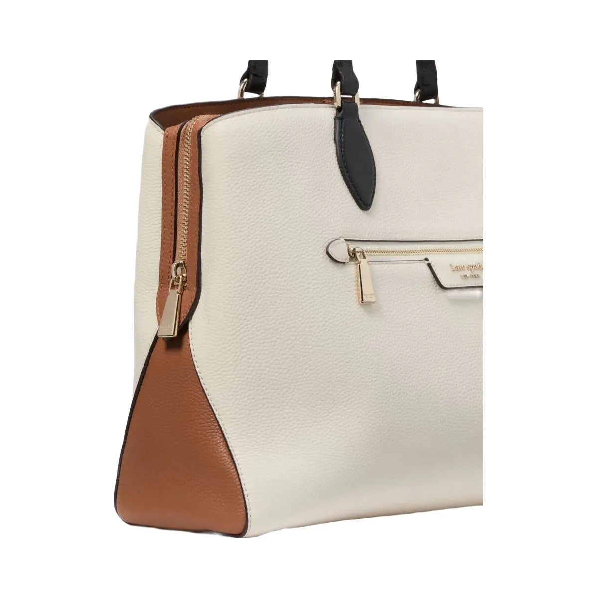 Kate Spade Hudson Colorblocked Work Tote Parchment Multi