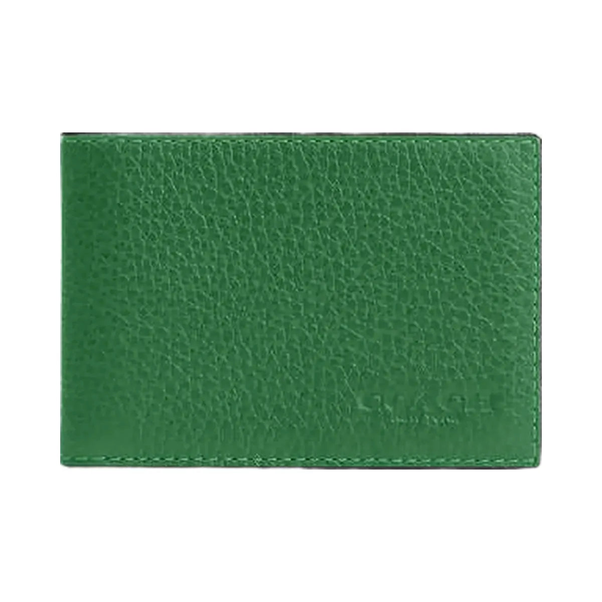 Coach Compact Billfold Wallet Pebbled Leather-Kelly