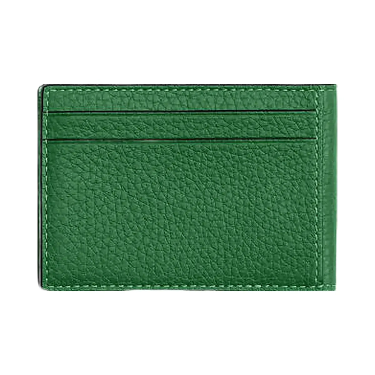 Coach Compact Billfold Wallet Pebbled Leather-Kelly