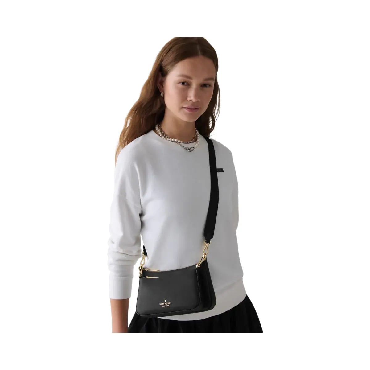 Kate Spade Duet Small Crossbody Black