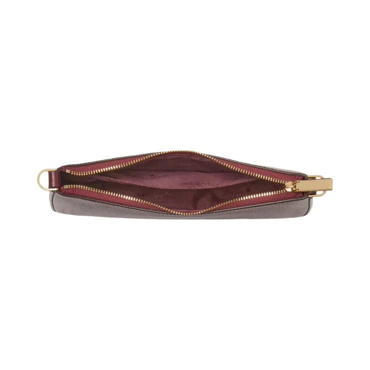 Kate Spade Duet Spade Flower Embroidered Small Crossbody Dark Merlot