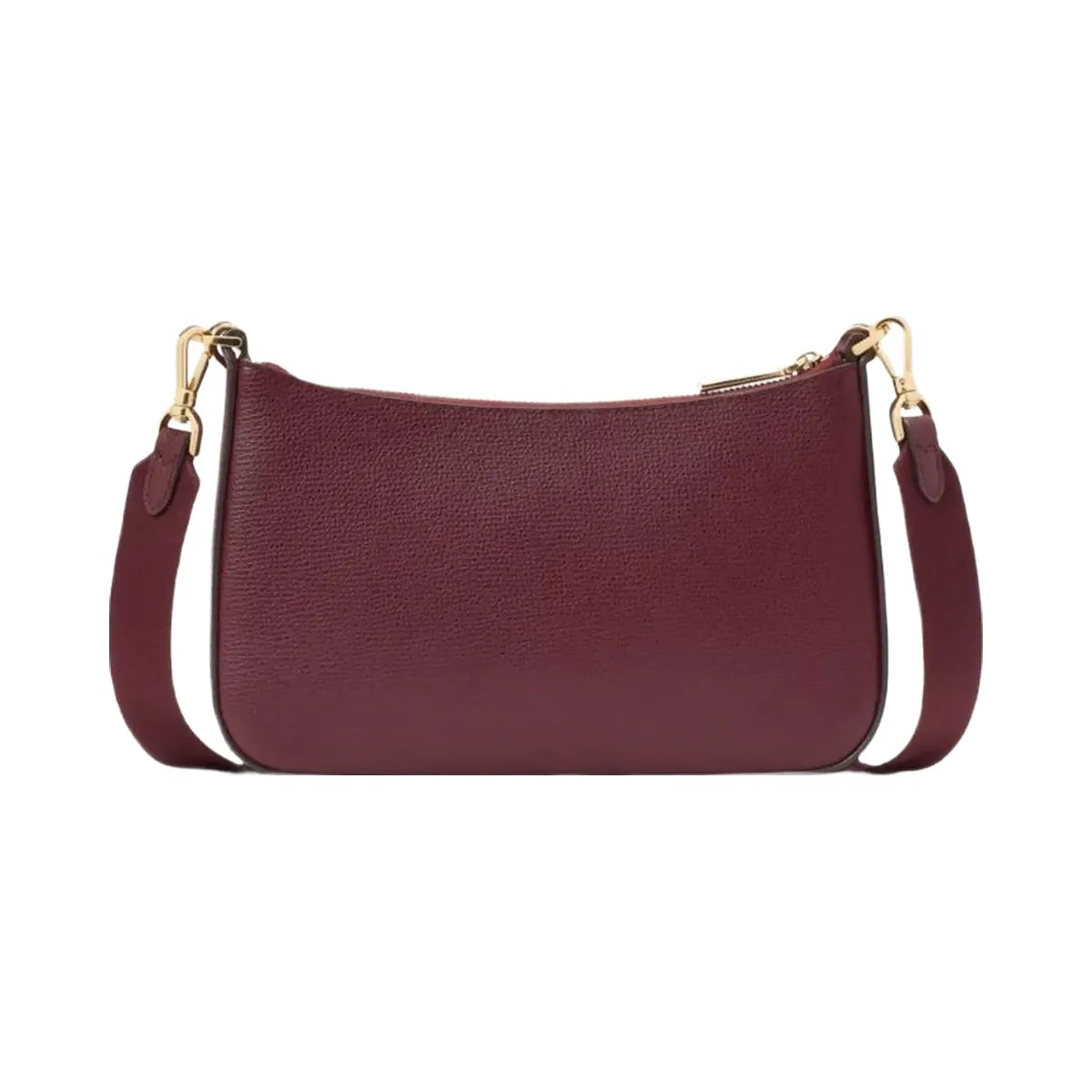 Kate Spade Duet Spade Flower Embroidered Small Crossbody Dark Merlot